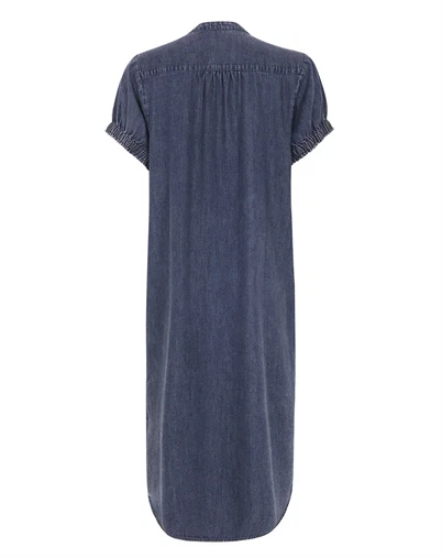 Soft Rebels - SRKeira Midi Kjole - Dark Blue Denim